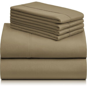 LuxClub Collection Wrinkle-Free Cooling Sheet Set or Pillowcases