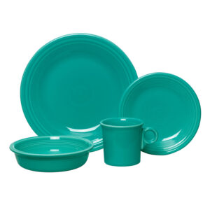 Fiesta Classic Rim 4-Piece Dinnerware Set, Service for 1