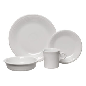 Fiesta Classic Rim 4-Piece Dinnerware Set, Service for 1