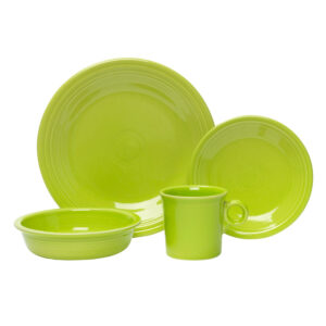 Fiesta Classic Rim 4-Piece Dinnerware Set, Service for 1