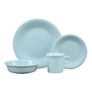Fiesta Classic Rim 4-Piece Dinnerware Set, Service for 1