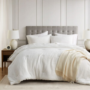 510 Design Mina Waffle Weave Textured Comforter Set
