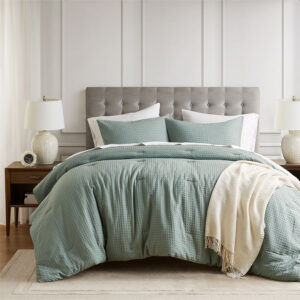 510 Design Mina Waffle Weave Textured Comforter Set