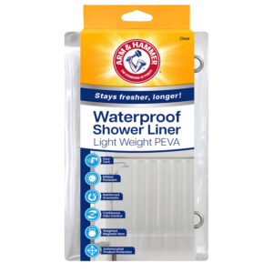 Arm & Hammer PEVA Light Weight Shower Curtain Liner