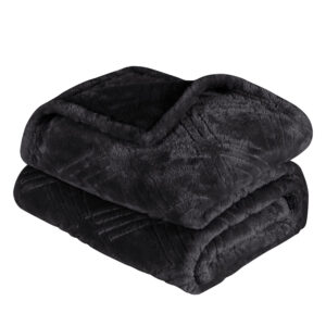 SUPERIOR Alaska Diamond Plush Fleece Ultra-Soft Blanket