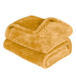 SUPERIOR Alaska Diamond Plush Fleece Ultra-Soft Blanket
