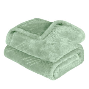 SUPERIOR Alaska Diamond Plush Fleece Ultra-Soft Blanket