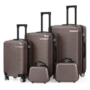 Hikolayae Horizon 5-Piece Hardside Spinner Luggage Set