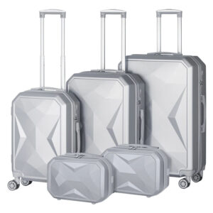 Hikolayae Crossroad 5-Piece Hardside Spinner Luggage Set