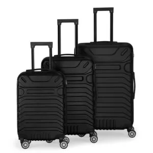 Hikolayae Base Line 3-Piece Hardside Spinner Luggage Set