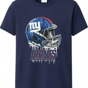 New York Giants Drip Helmet Graphic T-Shirt