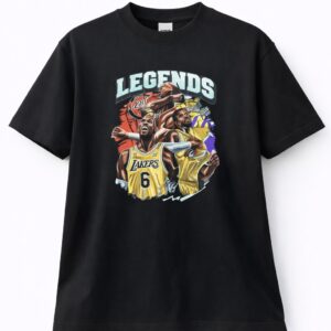 Legends Basketball Graphic T-Shirt – Iconic Sports Streetwear Tee