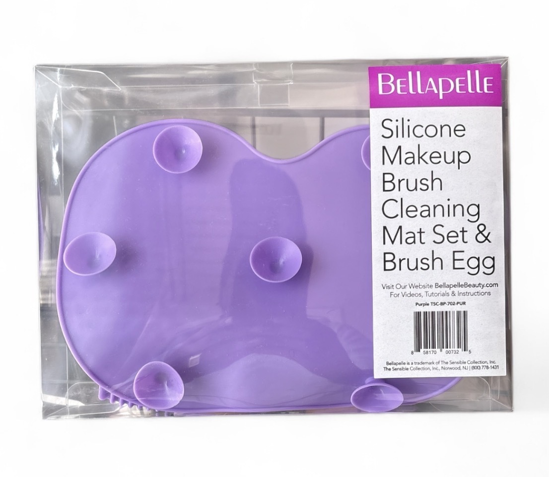 Bellapelle Silicone Makeup Brush Cleaning Mat Set & Brush Egg