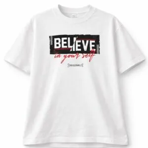 Believe in Yourself Original Graphic T-Shirt – Classic Motivational Tee