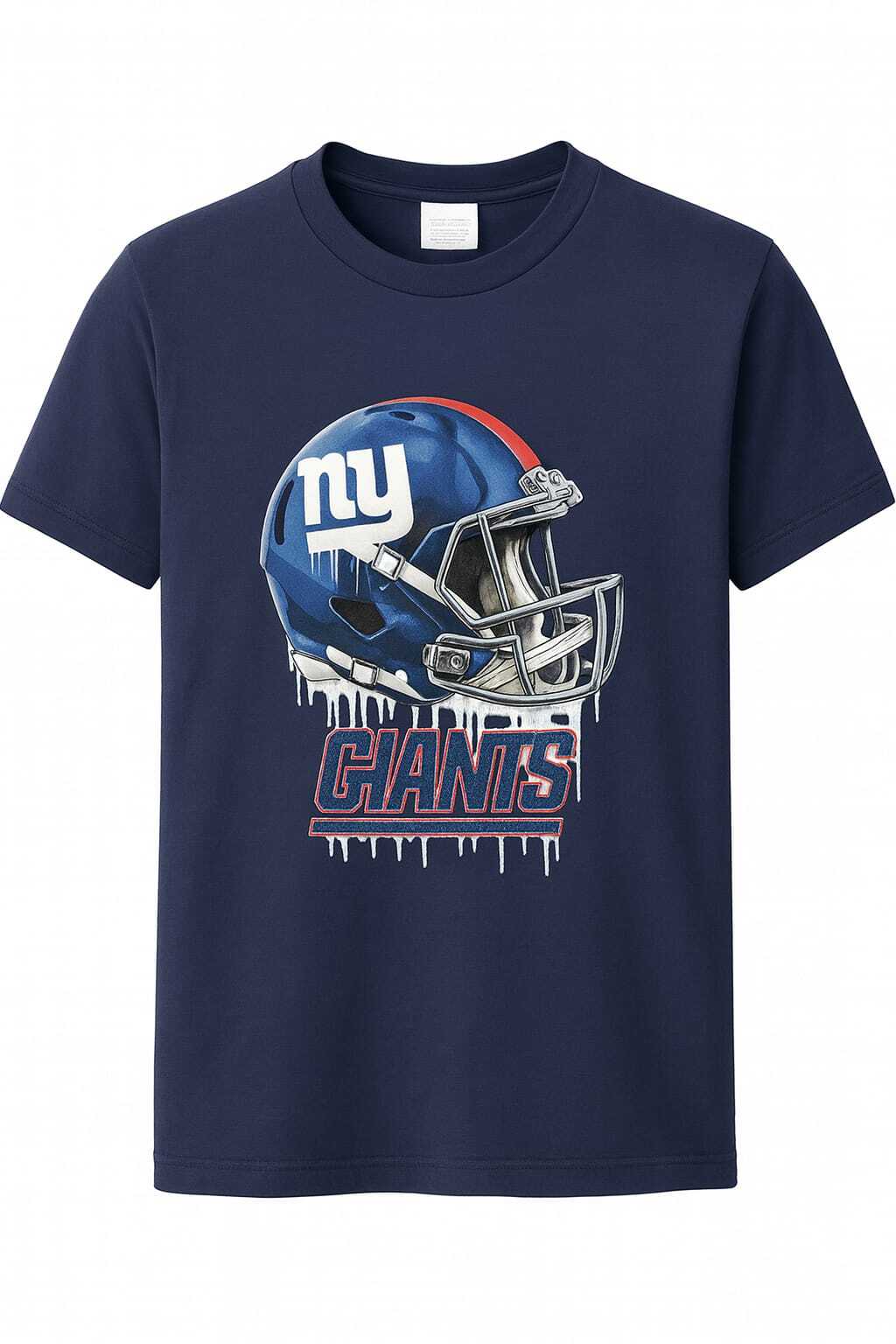 New York Giants Drip Helmet Graphic T-Shirt
