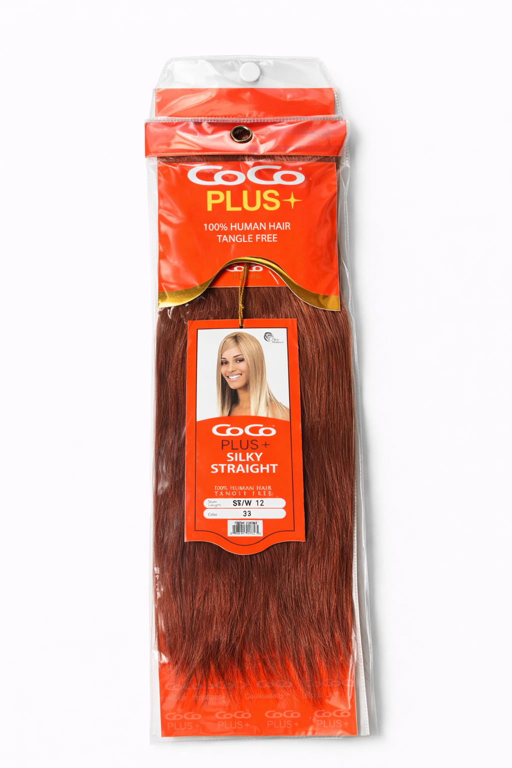 CoCo Plus+ Silky Straight 100% Human Hair Extensions – Color 33