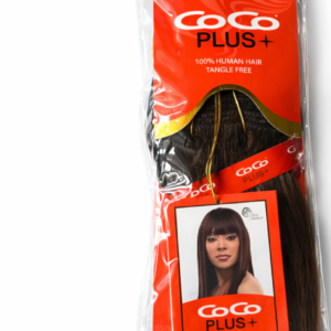 CoCo Plus+ Yaki 100% Human Hair Extensions – (Color F1B/30)