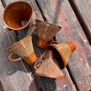 Handmade Ceramic Mushroom Coffee Cup - Unique Forest-Inspired Design Gift for mom and for Mother's Day Mother days  mug for mom
