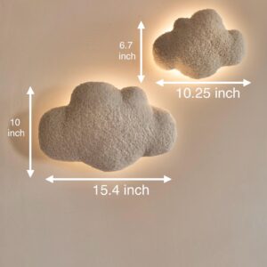Bouclé Cloud Wall Light ,Nursery Night Lamp ,Kids Room Decor