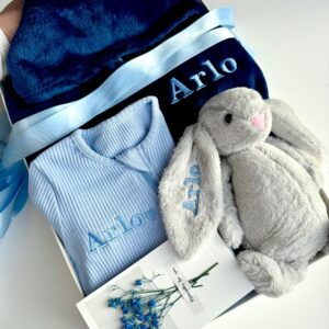 Personalized New Baby Gift Set, New Baby boy gift, New Baby Girl Gift, Newborn gift box, New Baby Gift box, Baby Shower Gift, Baby Hamper