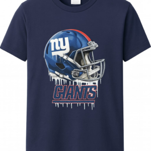 New York Giants Drip Helmet Graphic T-Shirt