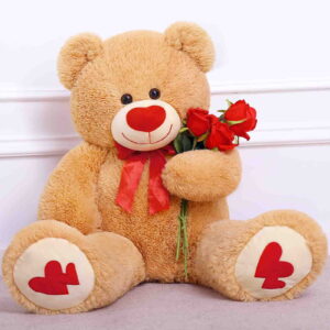 MaoGoLan 35.4&quote; Giant Teddy Bear with Big Footprints Plush Stuffed Animals
