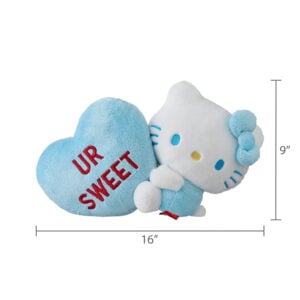 8&quote; Hello Kitty ® Sweethearts Blue Plush Heart