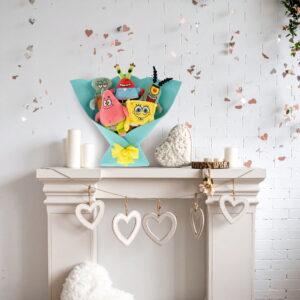 Large Spongebob Plush Bouquet, 13&quote;, Valentine's Day by Ruz