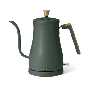 Beautiful 1-Liter Electric Gooseneck Kettle 1200 W, White Icing by Drew Barrymore