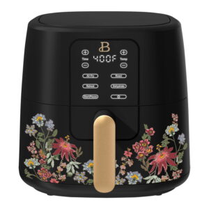 Beautiful 6 Qt Air Fryer with TurboCrisp Technology, EverGood™ Ceramic Nonstick Coating, Hydrangea by Drew Barrymore