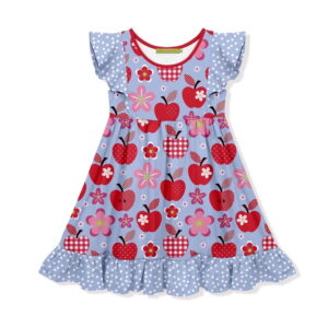 Millie Loves Lily Girls Valentine's Day Red Hearts Angel Wing Dress, Big Girls, Size 8