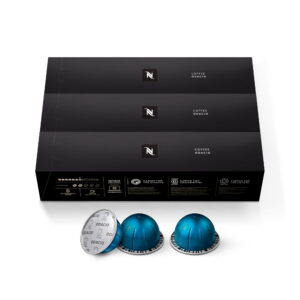 Nespresso Capsules Vertuo, Melozio, Medium Roast Coffee, 30-Count Coffee Pods