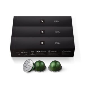 Nespresso Capsules Vertuo, Melozio, Medium Roast Coffee, 30-Count Coffee Pods