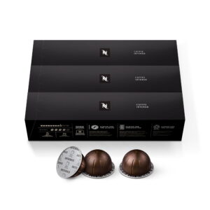 Nespresso Capsules Vertuo, Melozio, Medium Roast Coffee, 30-Count Coffee Pods