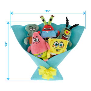 Large Spongebob Plush Bouquet, 13&quote;, Valentine's Day by Ruz