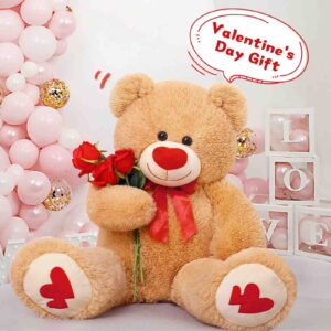 MaoGoLan 35.4&quote; Giant Teddy Bear with Big Footprints Plush Stuffed Animals