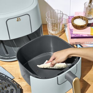 Beautiful 6 Qt Air Fryer with TurboCrisp Technology, EverGood™ Ceramic Nonstick Coating, Hydrangea by Drew Barrymore